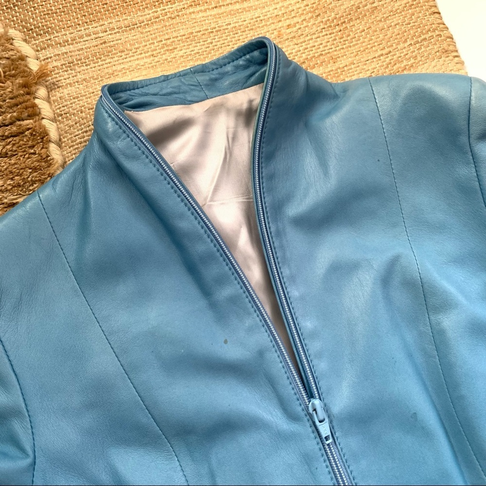 l e a t h e r :: Stunning Unique Spanish Fitted Leather Jacket - Picture 15 of 15